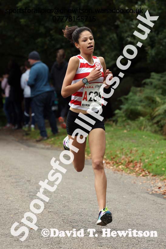 Girls under-15s ERRA Road Relays, Sutton Coldifield, Birmingham. Photo: David T. Hewitson/Sports for All Pics